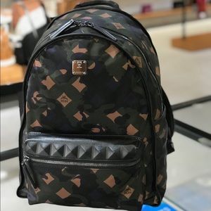 mcm camo backpack